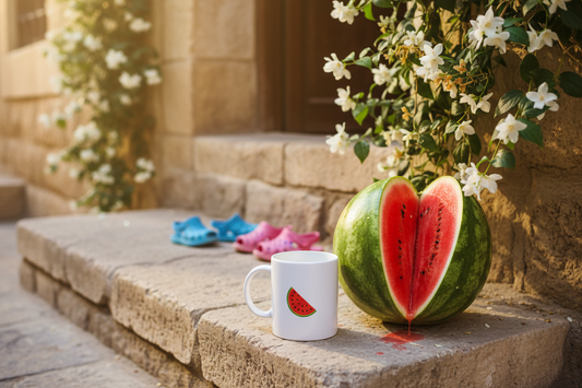The Watermelon We Split on the Doorstep - حز بطيخ