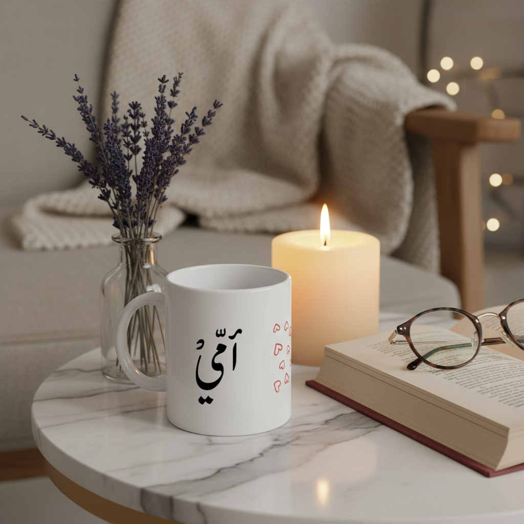 Arabic Mom Mug - Evening Scene