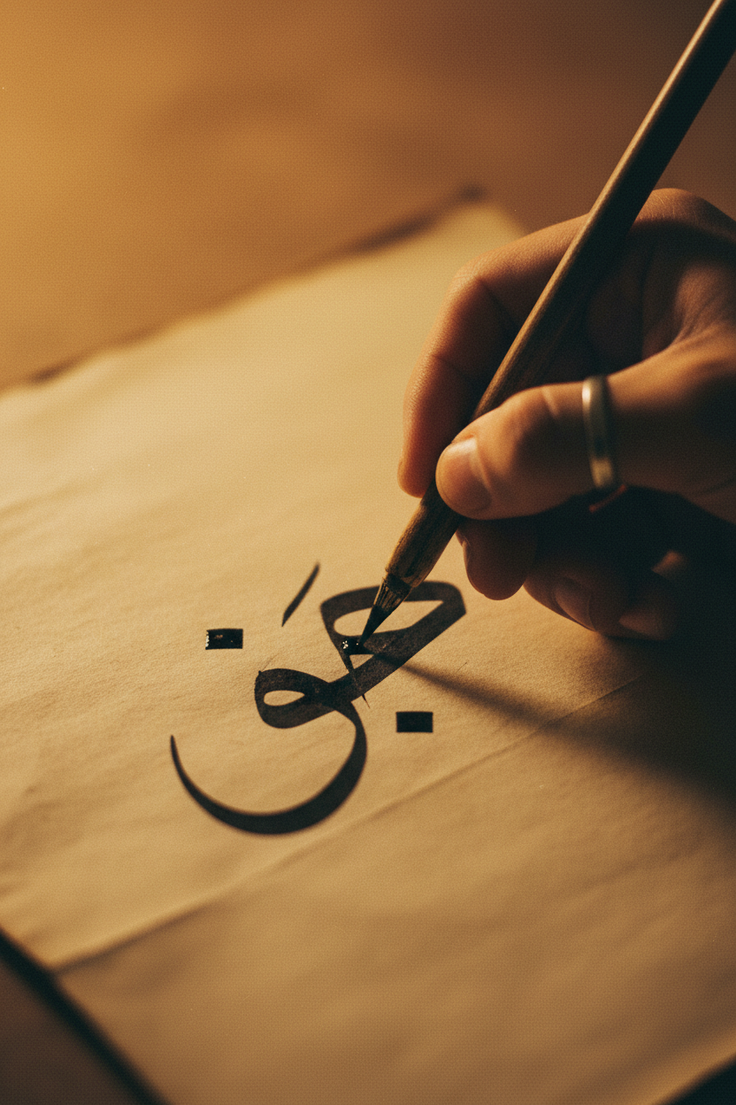 وطن calligraphy